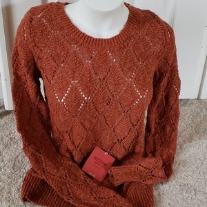 W/Tags Mossimo women's sweater orange size small